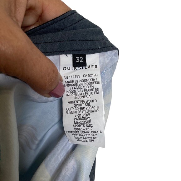 QUIKSILVER Men’s Everyday 4TH Eagle Swim Suit Board Shorts Size 32 - Picture 11 of 12